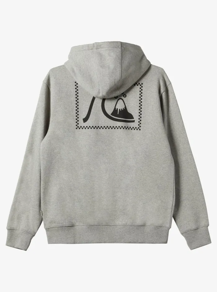 Quiksilver Original ZipUp Sweatshirt Athletic Heather Mens Sweatshirts and Hoodies