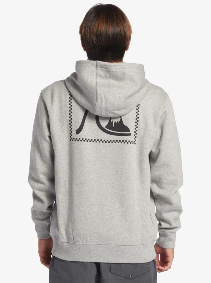 Quiksilver Original ZipUp Sweatshirt Athletic Heather Mens Sweatshirts and Hoodies