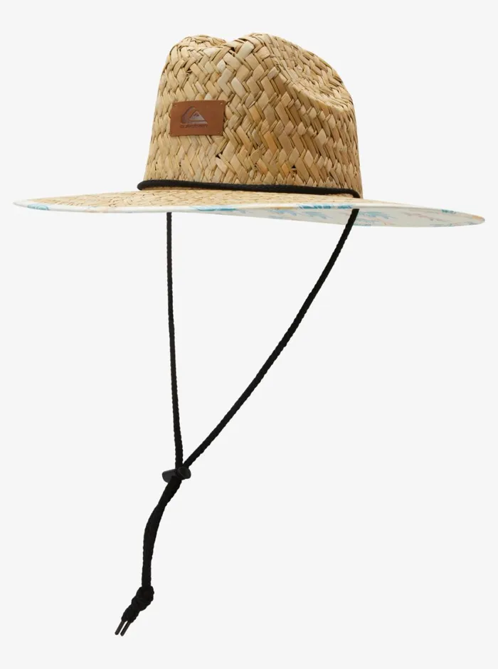 Quiksilver Outsider Straw Lifeguard Hat Birch Mens Hats