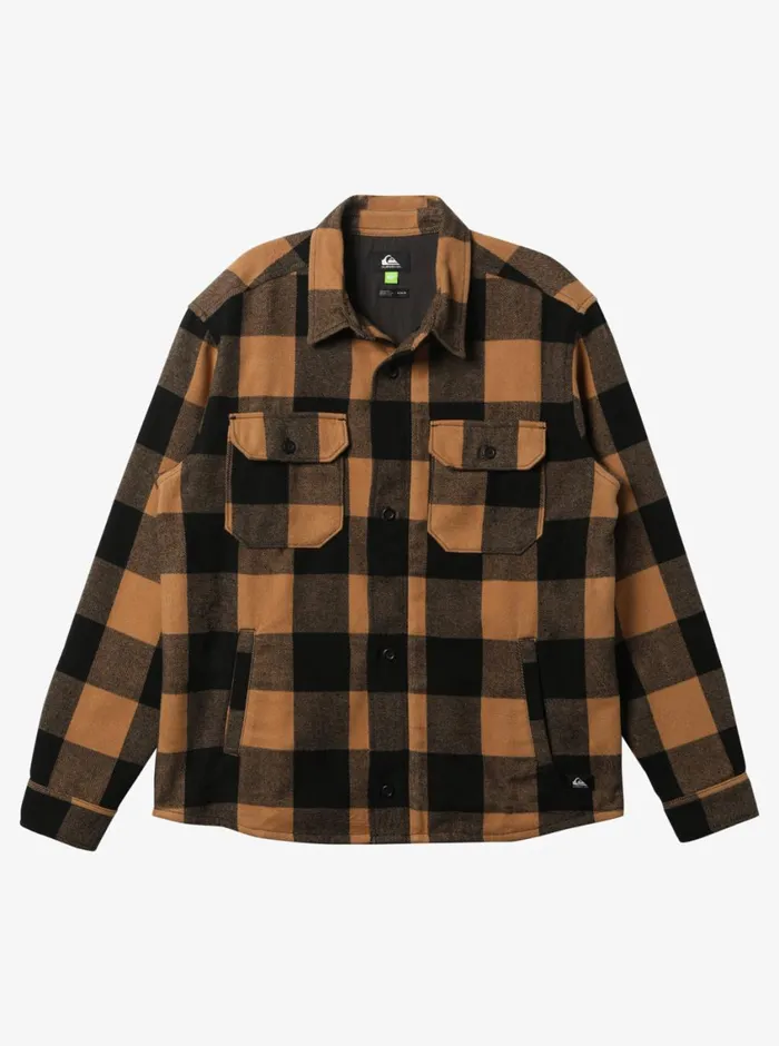 Quiksilver Pickston Jacket Bone Brown Pickston Mens Jackets