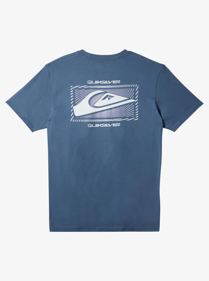 Quiksilver Quik Moves TShirt Bering Sea Mens Tees Quiksilver Quik Moves TShirt Bering Sea Mens Tees