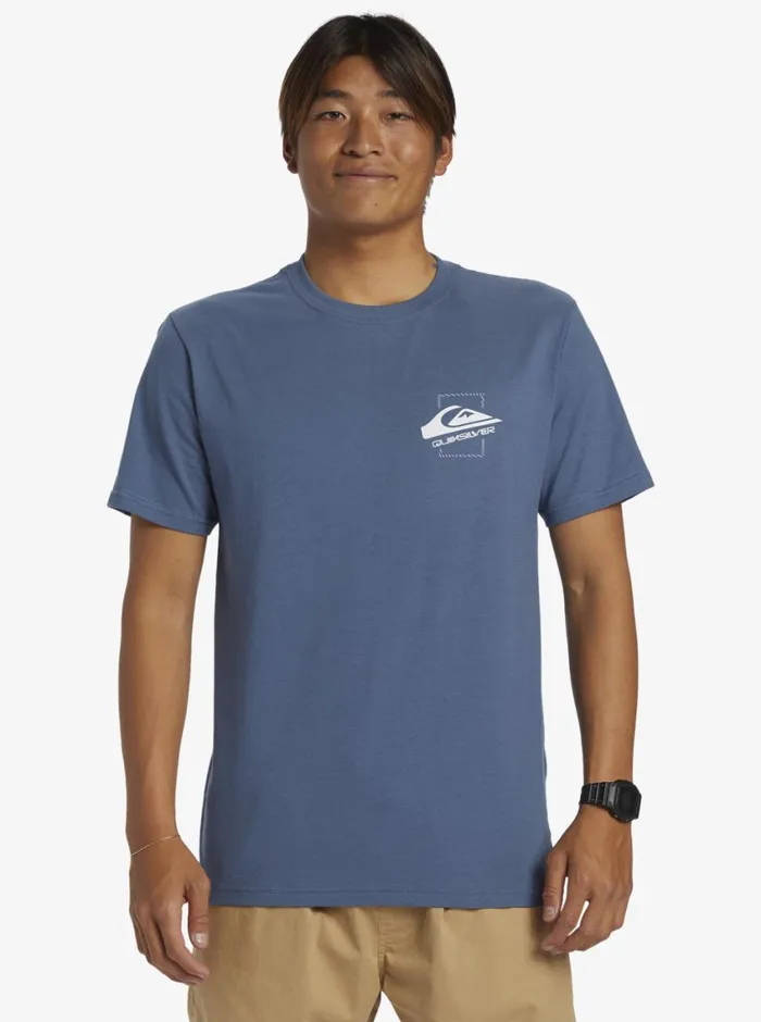 Quiksilver Quik Moves TShirt Bering Sea Mens Tees Quiksilver Quik Moves TShirt Bering Sea Mens Tees
