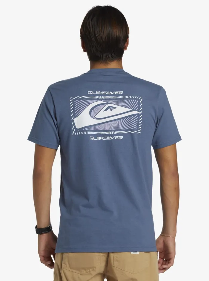 Quiksilver Quik Moves TShirt Bering Sea Mens Tees Quiksilver Quik Moves TShirt Bering Sea Mens Tees
