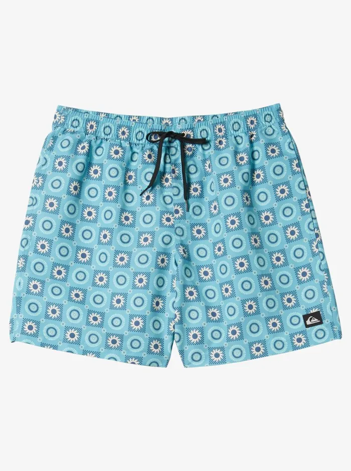 Quiksilver ReMix 17034 Volleys Pastel Turquoise Mens Boardshorts