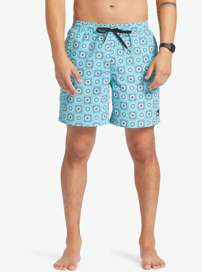 Quiksilver ReMix 17034 Volleys Pastel Turquoise Mens Boardshorts Quiksilver ReMix 17034 Volleys Pastel Turquoise Mens Boardshorts