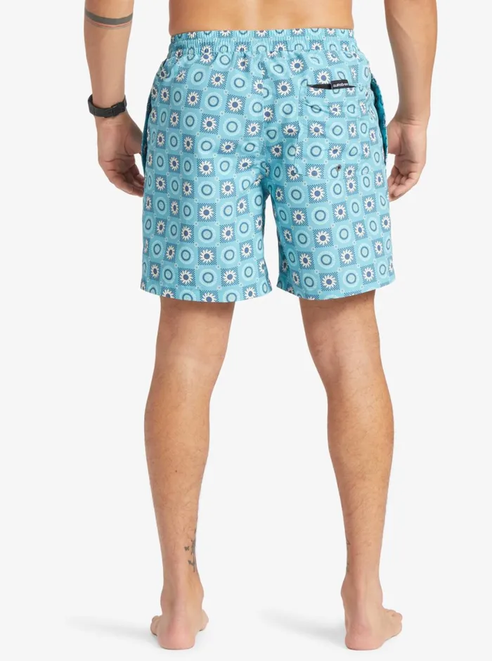 Quiksilver ReMix 17034 Volleys Pastel Turquoise Mens Boardshorts Quiksilver ReMix 17034 Volleys Pastel Turquoise Mens Boardshorts