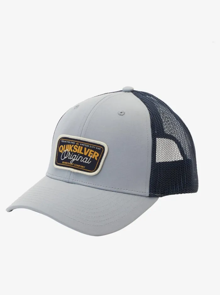 Quiksilver Reeled In Trucker Hat Sleet Mens Hats