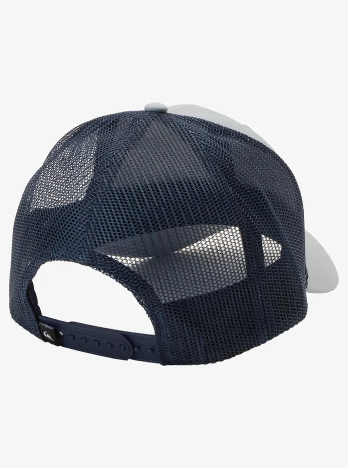 Quiksilver Reeled In Trucker Hat Sleet Mens Hats Quiksilver Reeled In Trucker Hat Sleet Mens Hats