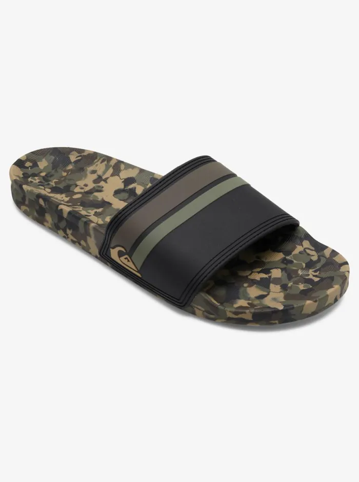 Quiksilver Rivi Slides Green 2 Mens Sandals