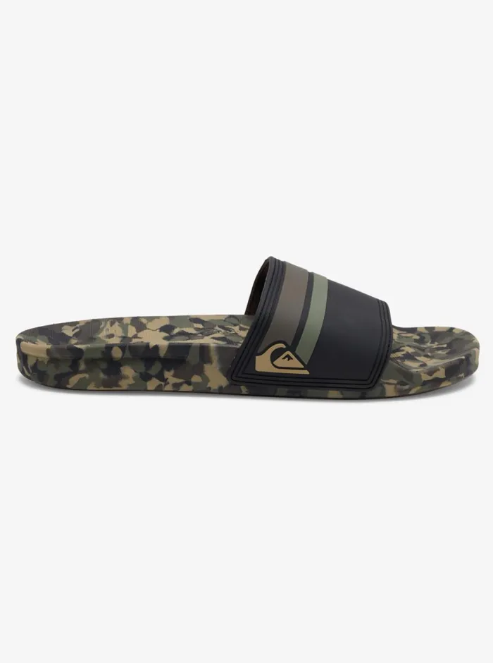 Quiksilver Rivi Slides Green 2 Mens Sandals Quiksilver Rivi Slides Green 2 Mens Sandals