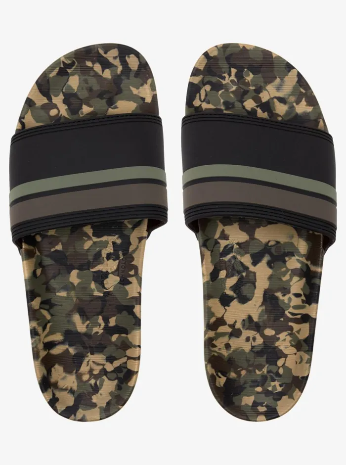 Quiksilver Rivi Slides Green 2 Mens Sandals Quiksilver Rivi Slides Green 2 Mens Sandals