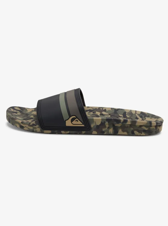 Quiksilver Rivi Slides Green 2 Mens Sandals Quiksilver Rivi Slides Green 2 Mens Sandals