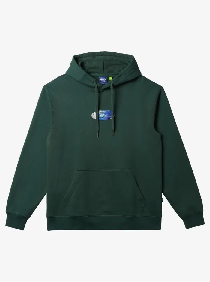 Quiksilver Saturn NAR Hoodie Pullover Sweatshirt Forest Mens Sweatshirts and Hoodies