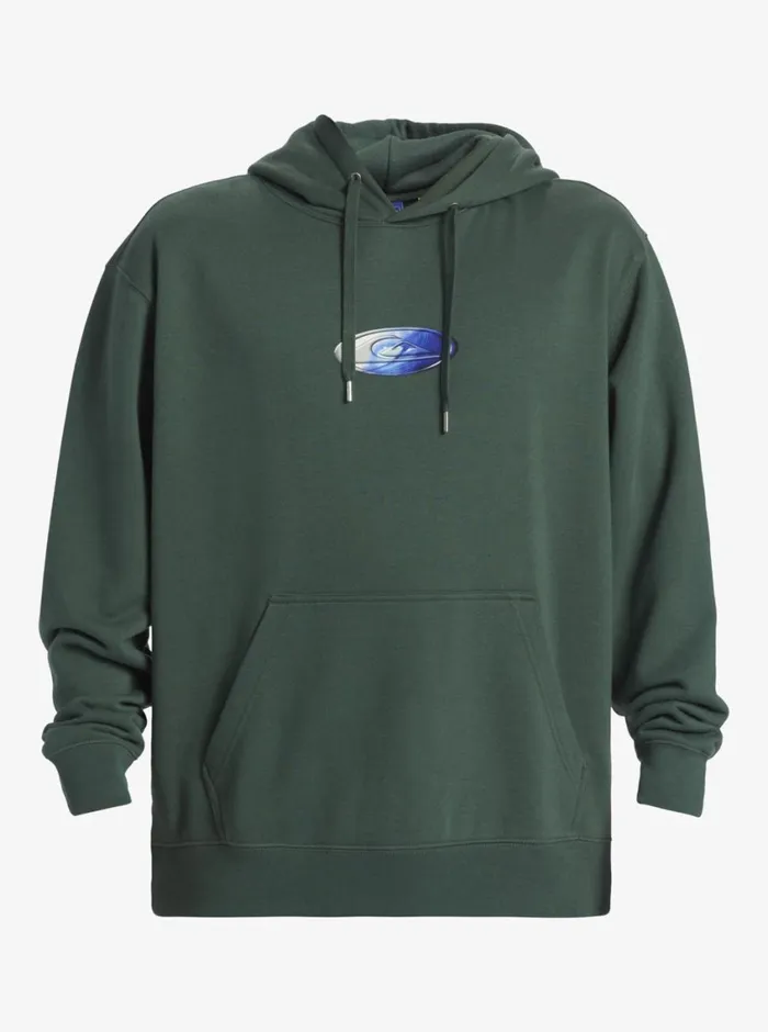 Quiksilver Saturn NAR Hoodie Pullover Sweatshirt Forest Mens Sweatshirts and Hoodies