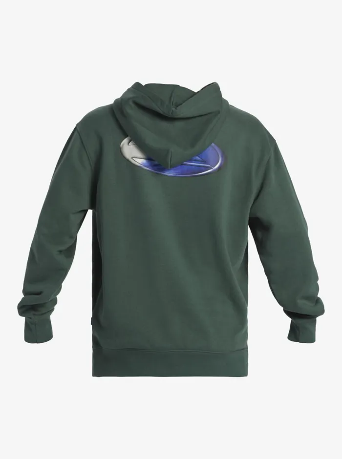 Quiksilver Saturn NAR Hoodie Pullover Sweatshirt Forest Mens Sweatshirts and Hoodies