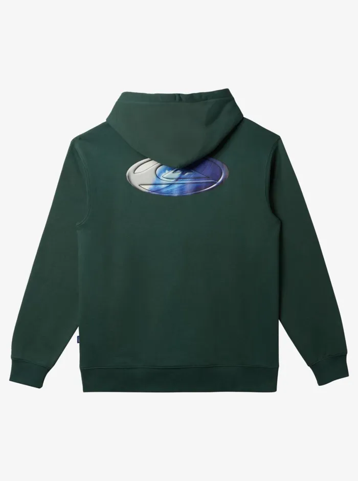 Quiksilver Saturn NAR Hoodie Pullover Sweatshirt Forest Mens Sweatshirts and Hoodies