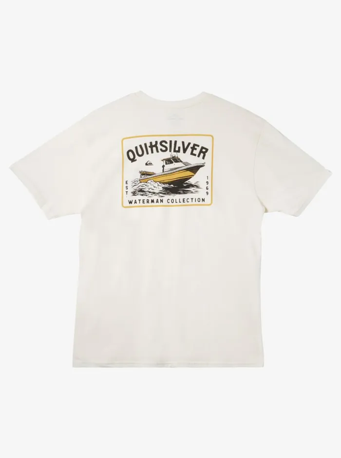 Quiksilver Sea Search QTShirt Snow White MensWaterman Tees