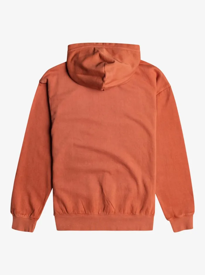 Quiksilver Slab Hoodie Baked Clay Mens Sweatshirts and Hoodies
