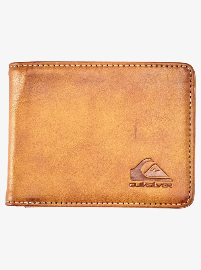 Quiksilver Slim Rays BiFold Wallet Chocolate Brown Mens Wallets