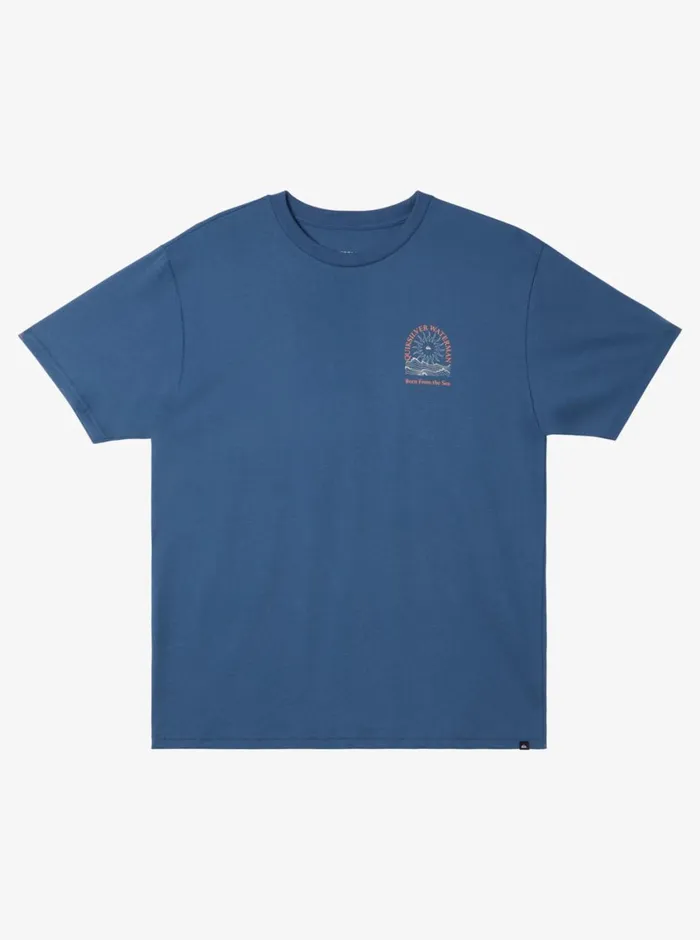 Quiksilver Summer Solstice QTShirt Ensign Blue MensWaterman Tees