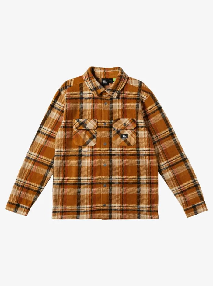 Quiksilver Surf Days Long Sleeve Fleece Shirt Bone Brown Surf Days Mens Shirts and Polos Quiksilver Surf Days Long Sleeve Fleece Shirt Bone Brown Surf Days Mens Shirts and Polos