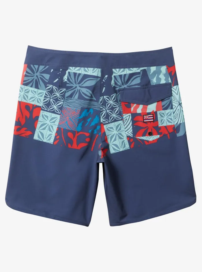 Quiksilver Surfsilk Hawaii Blocked 19034 Boardshorts Crown Blue Mens Boardshorts Quiksilver Surfsilk Hawaii Blocked 19034 Boardshorts Crown Blue Mens Boardshorts