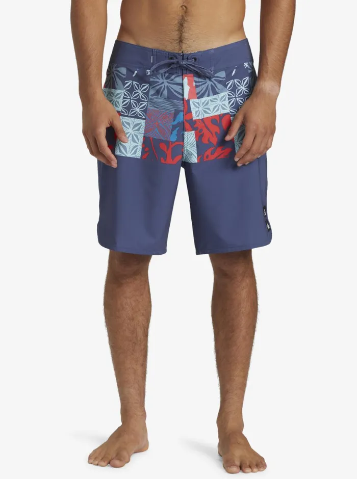 Quiksilver Surfsilk Hawaii Blocked 19034 Boardshorts Crown Blue Mens Boardshorts Quiksilver Surfsilk Hawaii Blocked 19034 Boardshorts Crown Blue Mens Boardshorts