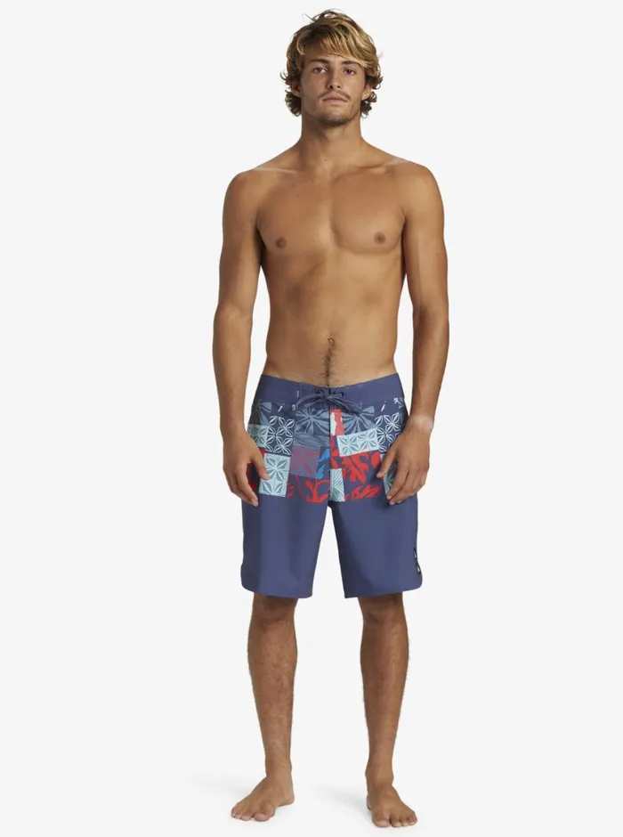 Quiksilver Surfsilk Hawaii Blocked 19034 Boardshorts Crown Blue Mens Boardshorts Quiksilver Surfsilk Hawaii Blocked 19034 Boardshorts Crown Blue Mens Boardshorts