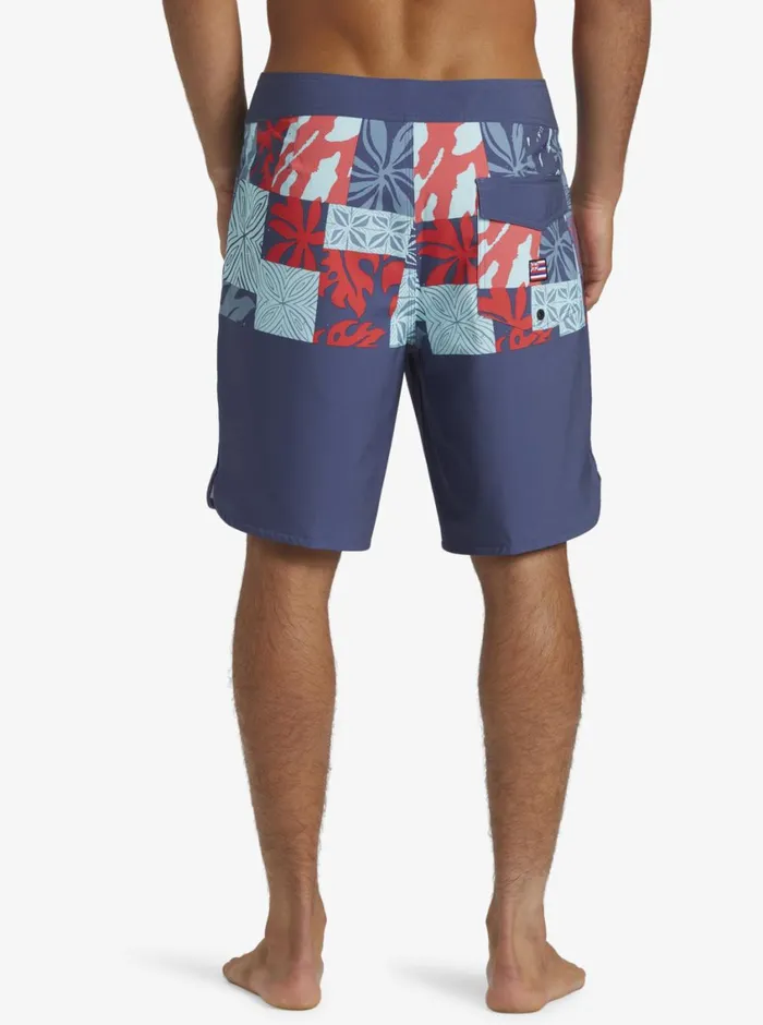 Quiksilver Surfsilk Hawaii Blocked 19034 Boardshorts Crown Blue Mens Boardshorts Quiksilver Surfsilk Hawaii Blocked 19034 Boardshorts Crown Blue Mens Boardshorts