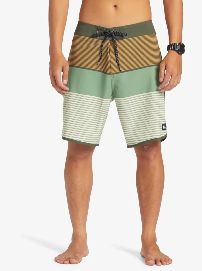 Quiksilver Surfsilk Tijuana 19034 Boardshorts Dill Mens Shorts and Amphibians