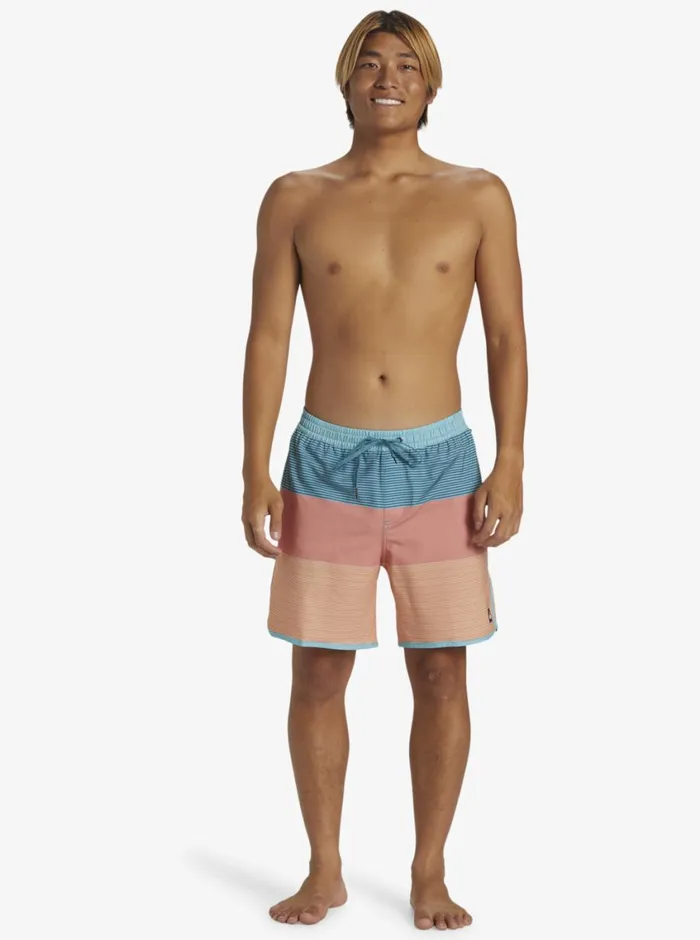 Quiksilver Surfsilk Tijuana Volley 17034 Elastic Waist Shorts Canyon Clay Mens Elastic Waist Quiksilver Surfsilk Tijuana Volley 17034 Elastic Waist Shorts Canyon Clay Mens Elastic Waist