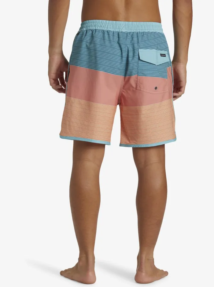 Quiksilver Surfsilk Tijuana Volley 17034 Elastic Waist Shorts Canyon Clay Mens Elastic Waist Quiksilver Surfsilk Tijuana Volley 17034 Elastic Waist Shorts Canyon Clay Mens Elastic Waist