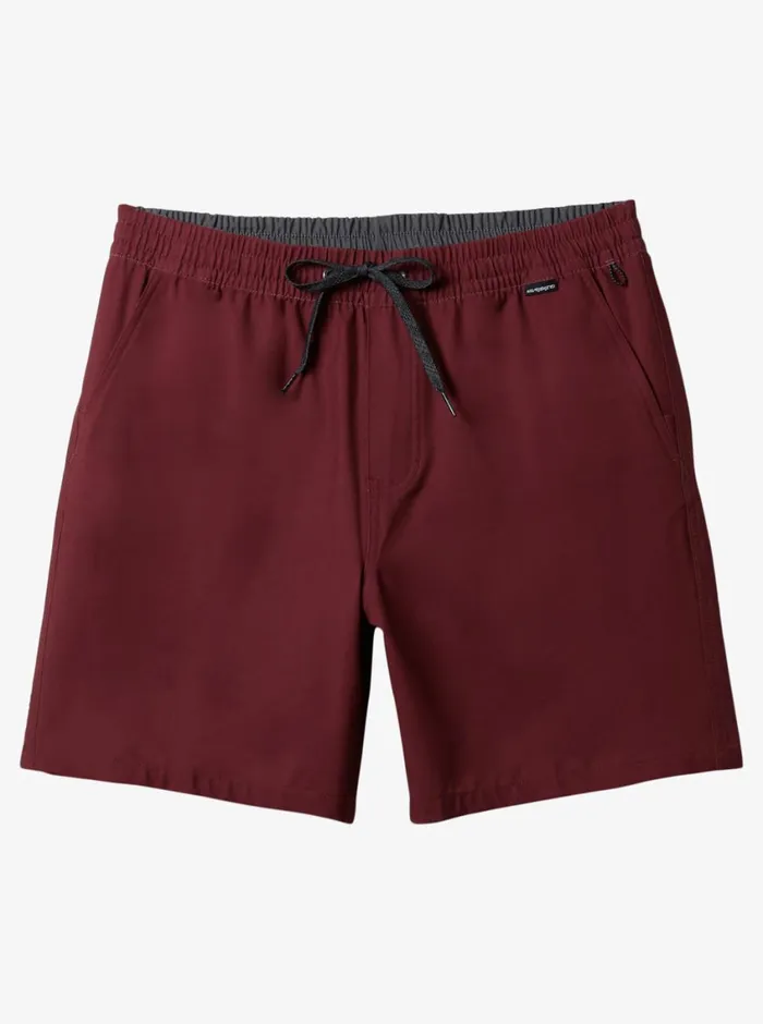Quiksilver Taxer Amphibian 18034 Hybrid Shorts Wine Mens Shorts and Amphibians