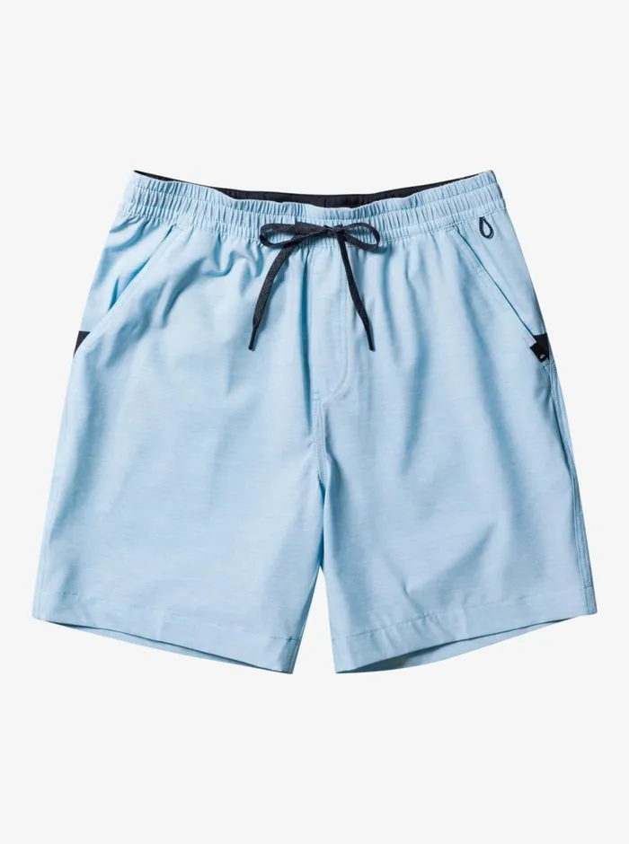 Quiksilver Taxer Heather 18034 Amphibian Boardshorts Sky Blue Heather Mens Shorts and Amphibians Quiksilver Taxer Heather 18034 Amphibian Boardshorts Sky Blue Heather Mens Shorts and Amphibians