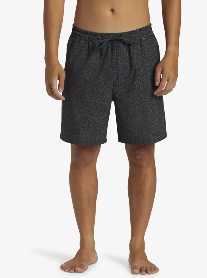 Quiksilver Taxer Print Amphibian 18034 Hybrid Shorts Black Mens Shorts and Amphibians Quiksilver Taxer Print Amphibian 18034 Hybrid Shorts Black Mens Shorts and Amphibians