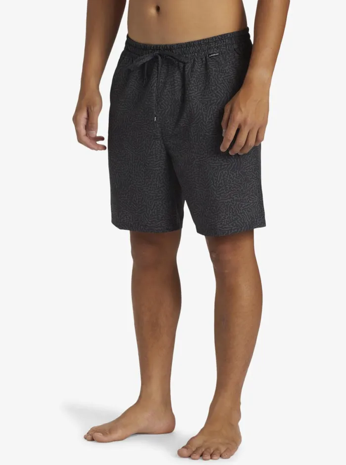 Quiksilver Taxer Print Amphibian 18034 Hybrid Shorts Black Mens Shorts and Amphibians Quiksilver Taxer Print Amphibian 18034 Hybrid Shorts Black Mens Shorts and Amphibians