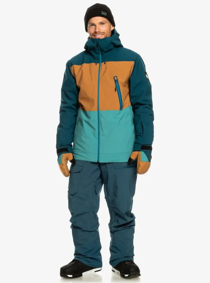 Quiksilver Utility Shell Snow Pants Majolica Blue Mens Snow Pants