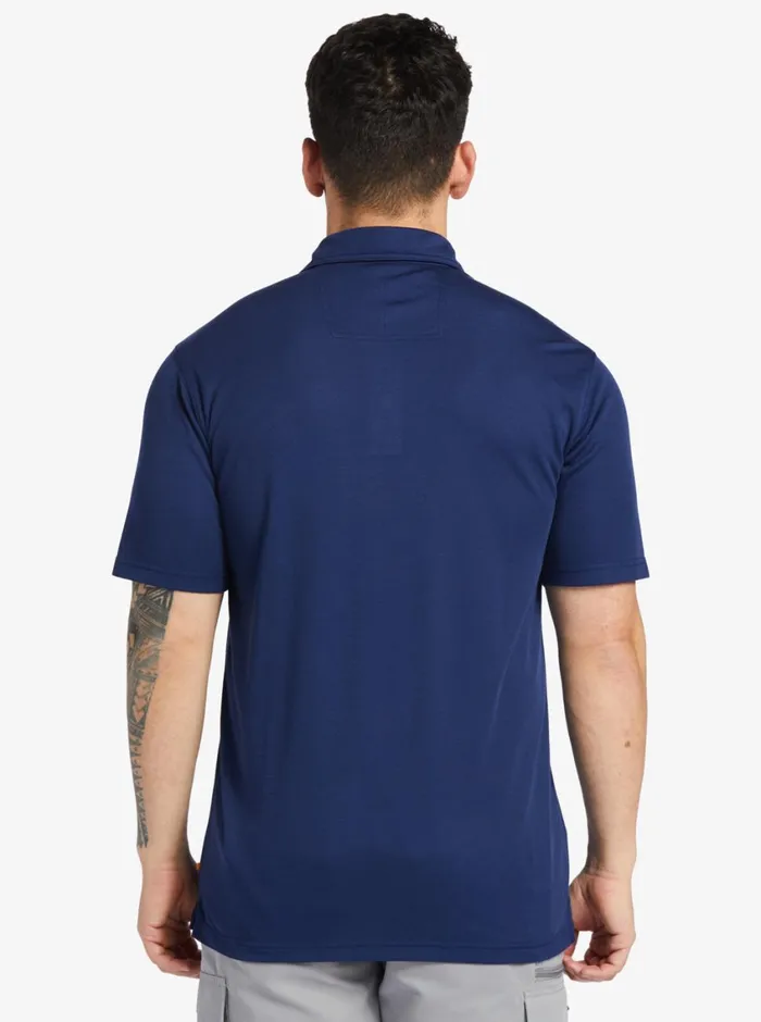Quiksilver Water Short Sleeve Polo Shirt Midnight Navy MensWaterman Shirts and Polos Quiksilver Water Short Sleeve Polo Shirt Midnight Navy MensWaterman Shirts and Polos