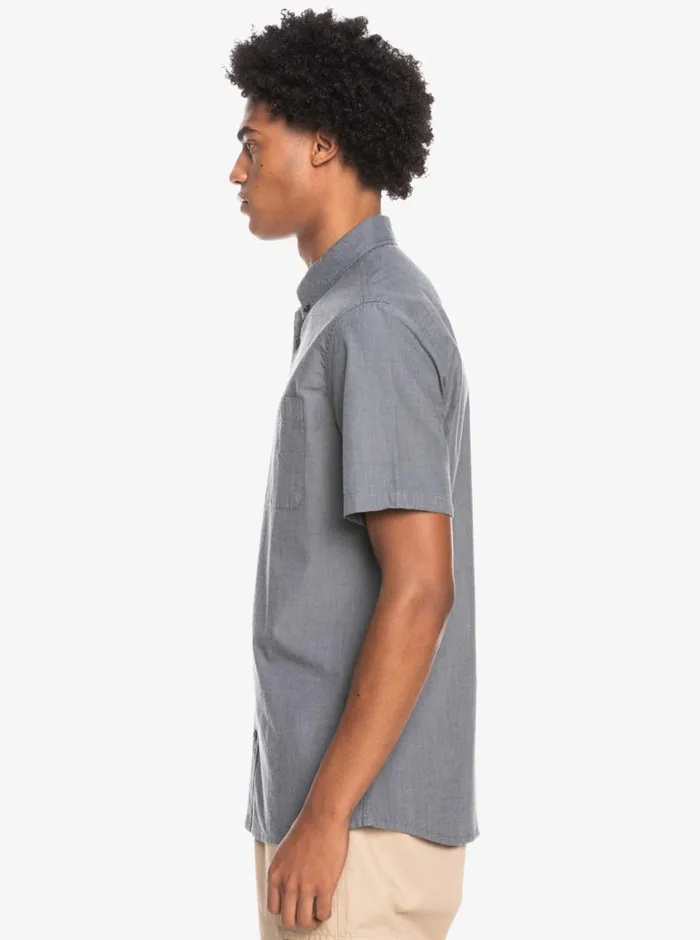 Quiksilver Winfall Short Sleeve Shirt Black Mens Shirts and Polos