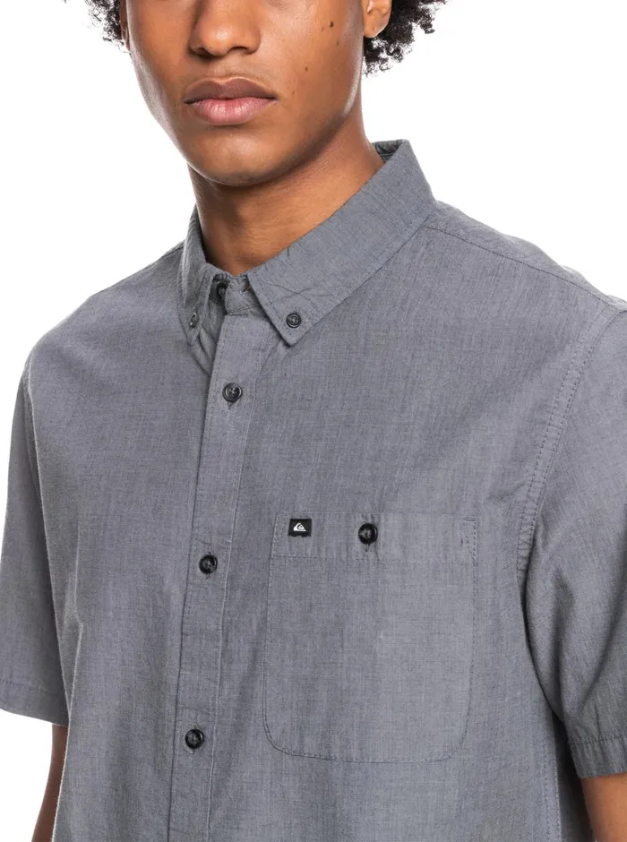 Quiksilver Winfall Short Sleeve Shirt Black Mens Shirts and Polos