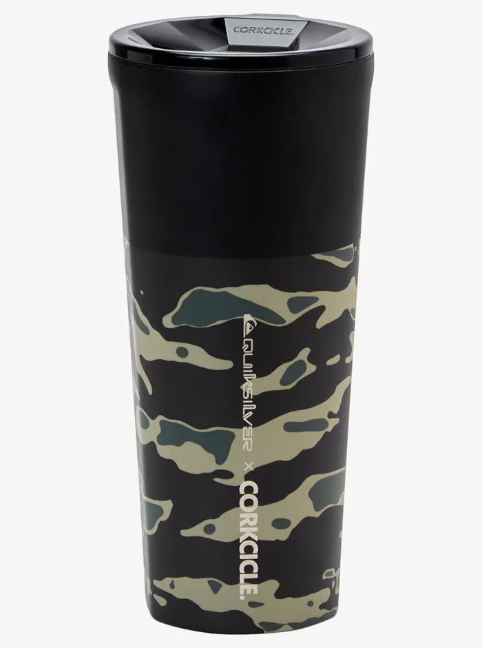 Quiksilver X Corkcicle Classic Tumbler Camo Print Crucial Battle Mens Water Bottles Quiksilver X Corkcicle Classic Tumbler Camo Print Crucial Battle Mens Water Bottles