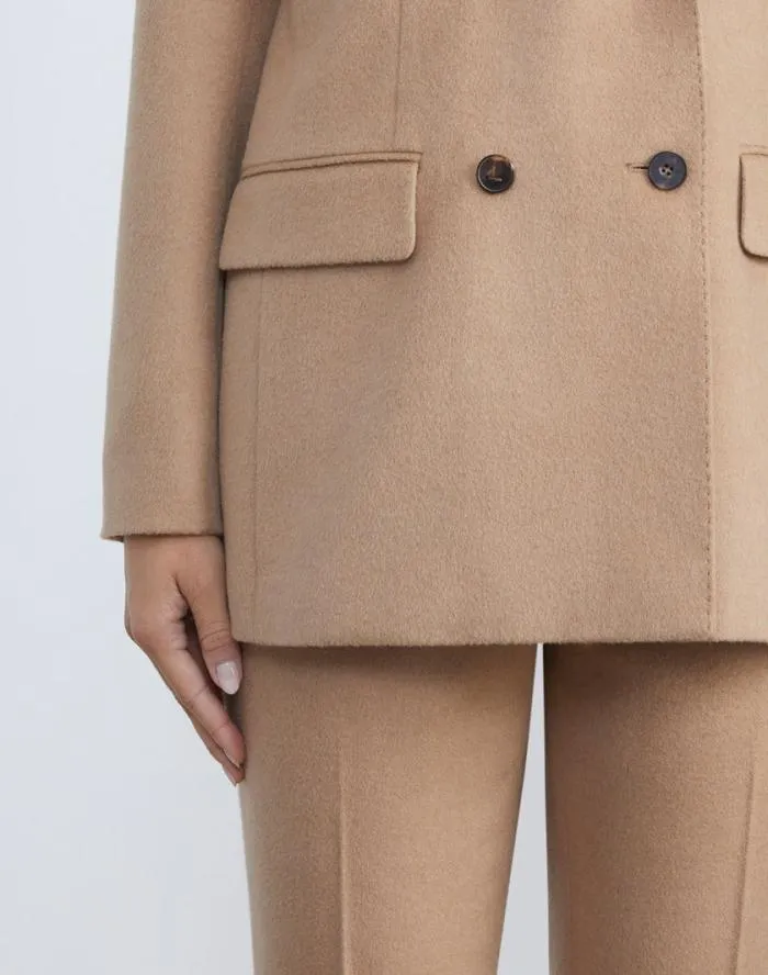 Ready To Wear Camel Hair DoubleBreasted Trinity Blazer Camel Lafayette 148 New York Jackets and Blazers