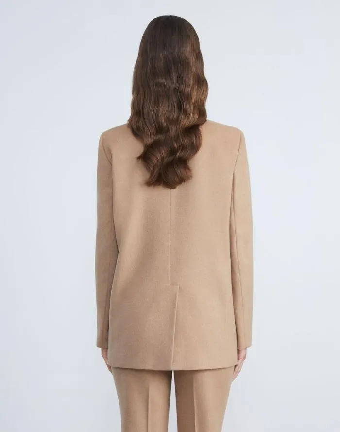 Ready To Wear Camel Hair DoubleBreasted Trinity Blazer Camel Lafayette 148 New York Jackets and Blazers
