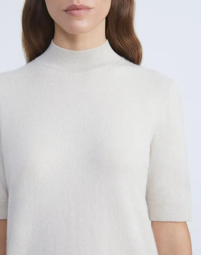 Ready To Wear Cashmere Mockneck Sweater Black Lafayette 148 New York Sweaters and Knits
