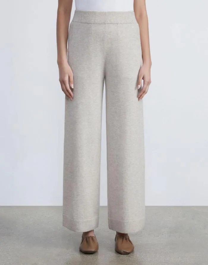 Ready To Wear Cashmerino Wide Leg Pant Black Lafayette 148 New York Pants and Shorts