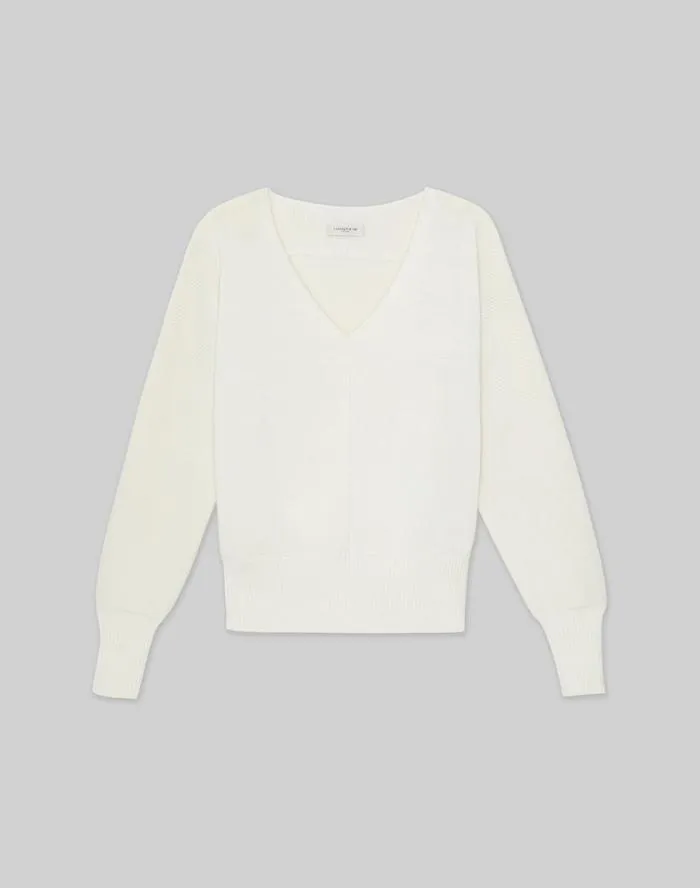 Ready To Wear CottonSilk Tape Wide VNeck Dolman Sweater Black Lafayette 148 New York Sweaters and Knits Ready To Wear CottonSilk Tape Wide VNeck Dolman Sweater Black Lafayette 148 New York Sweaters and Knits