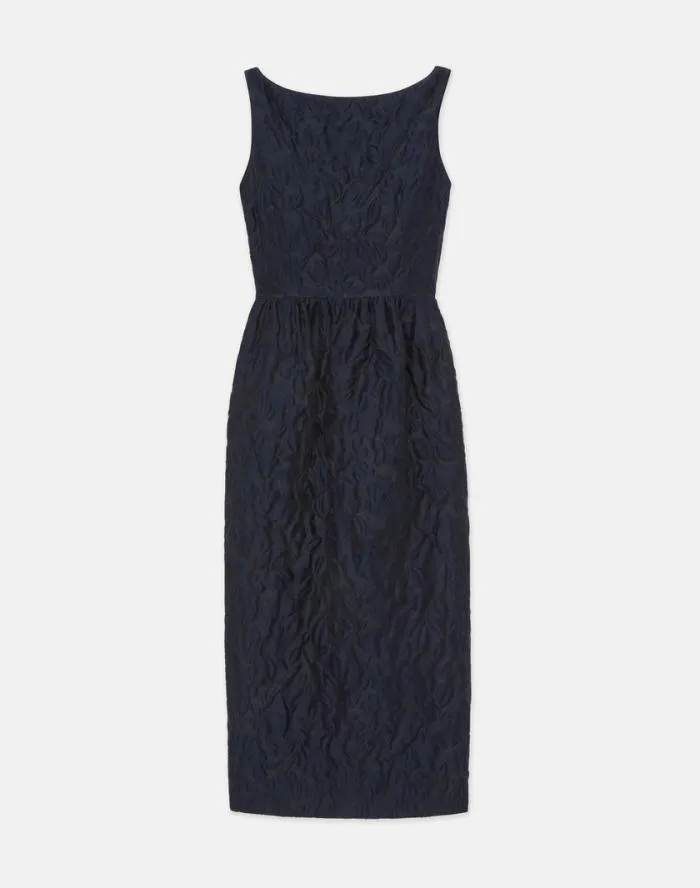 Ready To Wear Flora Bloom Cloqu Jacquard CottonSilk Midi Dress Midnight Blue Lafayette 148 New York Dresses Ready To Wear Flora Bloom Cloqu Jacquard CottonSilk Midi Dress Midnight Blue Lafayette 148 New York Dresses