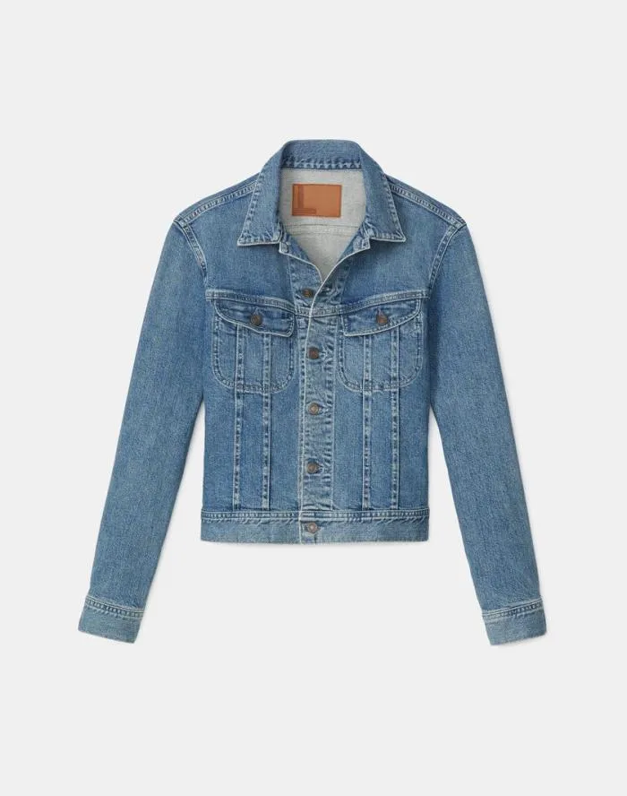 Ready To Wear L148 Denim Jacket Faded Skyline Lafayette 148 New York Jackets and Blazers Ready To Wear L148 Denim Jacket Faded Skyline Lafayette 148 New York Jackets and Blazers