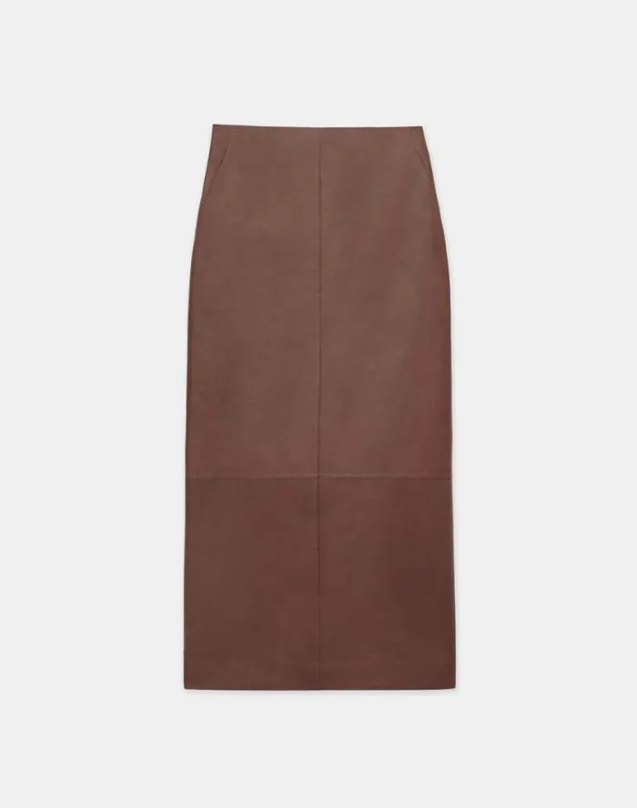 Ready To Wear Lambskin Leather Pencil Skirt Russet Lafayette 148 New York Skirts Ready To Wear Lambskin Leather Pencil Skirt Russet Lafayette 148 New York Skirts