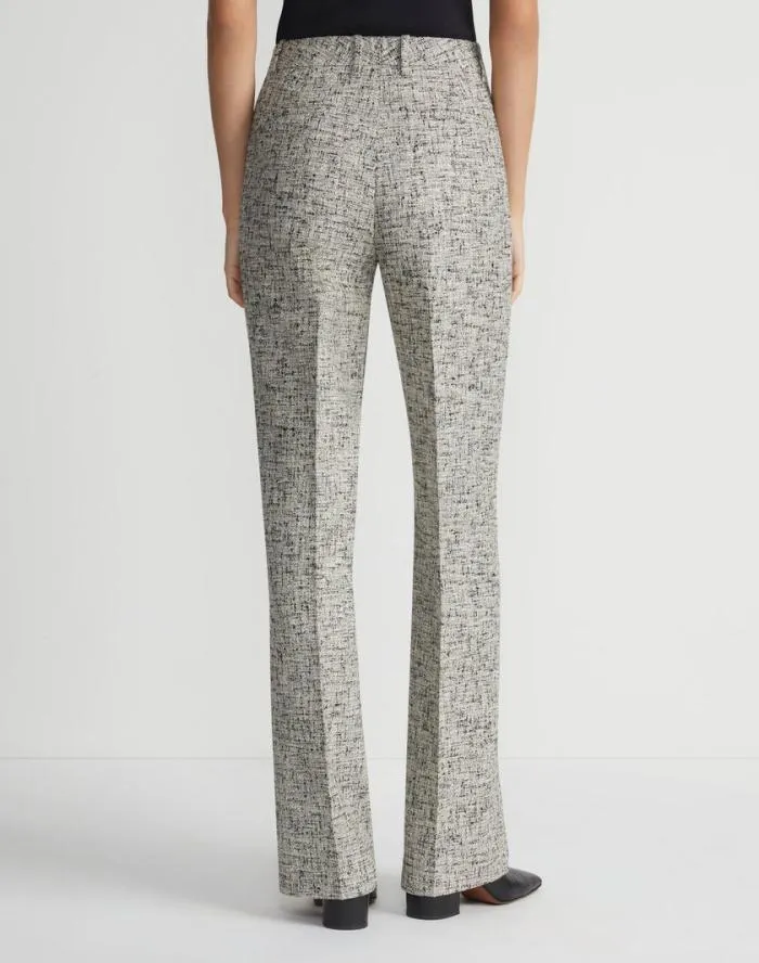 Ready To Wear LinenCotton Boucl Tweed Gates Pant Black Multi Lafayette 148 New York Pants and Shorts